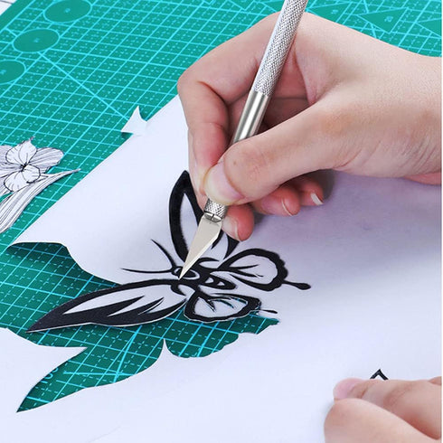 Jneoace Exacto Knife Precision Carving Craft Hobby Knife Kit with 40 PCS Exacto Blades for DIY Art Work Cutting, Hobby, Scrapbooking, Stencil...