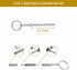 5-in-1 Eyeglass Repair Kit, 3in1 Multifunctional Small Screwdriver Set, Phone Repair Kit, Premium Screwdriver Tools Kit for Repairing Sunglasses, ...