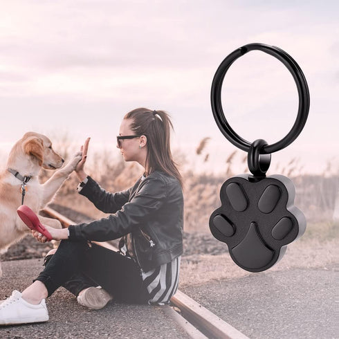 shajwo Cremation Jewelry Urn Keychain for Pet Human Ashes Dog Cat Keepsake Memorial Urn Keychain Ash Holder for Women Men...