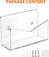 Richboom Acrylic Mail Holder, Envelope Holder for Desk Countertop Letter Holder for Home Office School (1 Section Clear)...