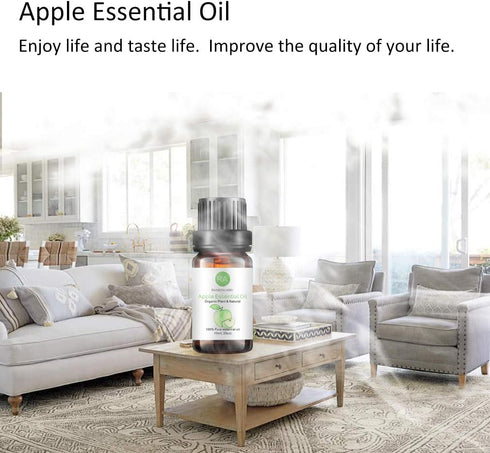 Rainbow Abby 2-Pack Apple Essential Oil, Pure, Undiluted, Therapeutic Grade - 2x10 mL...