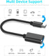 Mini USB OTG Cable for Digital Cameras - USB A Female to Mini USB B 5-pin Male Adapter Braided Cable...