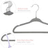 ManGotree Non-Slip Baby Velvet Clothes Hanger, Kids Coat Hanger with Swivel Hook and Notched Shoulder, Hanger for Children, Infant, Toddler Clothe...