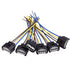 90980-11885 Ignition Coil Connector Plug Harness Replacement for Toyota Lexus 4-Way Female (Pack of 6)...