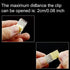 50Pcs Self Adhesive Clips 1Inch Double-Sided Adhesive Spring Clips Plastic Photo Sticky Clips Small Wall Tapestry Clips for Home Teachers Office C...