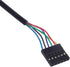 RJ12 6P6C Cable to 6 Pin 0.1" Pitch Debug Terminal Block Adapter 6 Ways Telephony Female Connector Socket Bulkhead Panel Mount Extension Cable...