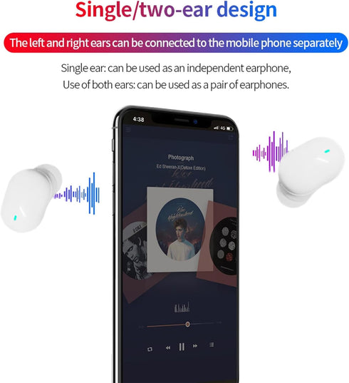 Wireless Earbuds Bluetooth Headphones 50H Playtime Ear Buds,Active Noise Cancelling in-Ear Headphones, Built-in 4mics Earphones,Touch Control, IPX...