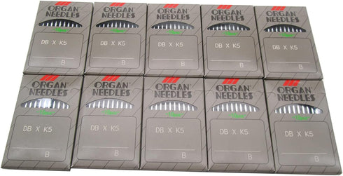 Organ Needle - 100 Organ DBXK5 Ball Point Needles Compatible with Tajima Barudan SWF Industrial Embroidery Machines (Size 100/16)...