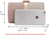 CARIEDO Evening Clutch for Women, Evening Bag Crossbody Bag Wedding Bridal Purse for Cocktail Party Prom...