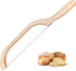 Wooden Bread Bow Knife, Sourdough Bread knife Cutter for Homemade Bread, 15.7" Serrated Bagel Knife, Kitchen Gift for Baker...