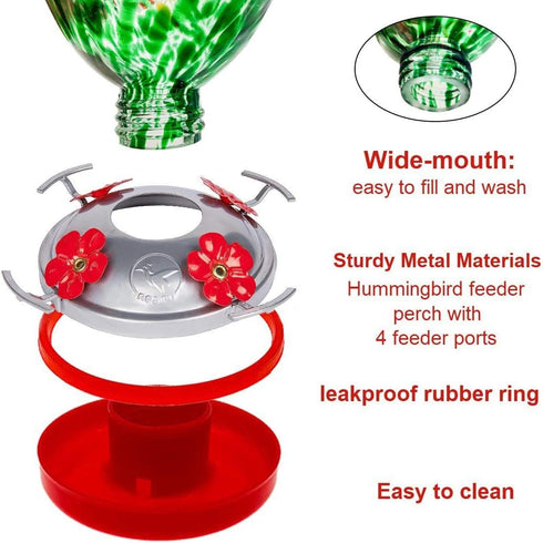 4 Pack Hummingbird Feeder Original Replacement Part Seal Rings...