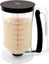 Pancake Batter Dispenser Baking Tool for Cupcakes, Crepes, Waffles, Muffins, Funnel Cake, Griddle Breakfast Accessory...