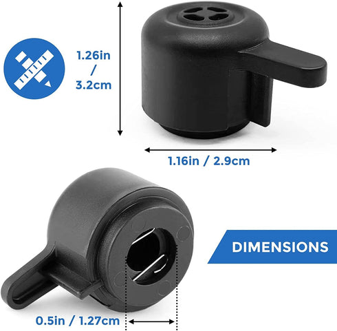 Steam Release Handle Steam Valve for Ninja Foodi OP301 9 in 1/6.5 Quart OP401 12 in 1/8 Quart, Ninja Foodi Pressure Cooker Valve Replacement Part ...