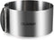 CALIFORNIA CADE ELECTRONIC Cake Mold-Cake Ring-Adjustable Round Stainless Steel 6 to 12 Inch, 6 Inch Baking Ring for Supporting Decorating Icing...