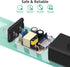 USB Wall Charger, FONKEN 5V 2A Power Adapter Universal Travel Charger USB Plug Cell Phone Charger Block Cube Compatible with iPhone, iPad, Google ...