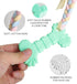 4 PCS Chew Toys for Teething, Soft Rubber Puppy Chew Toys, Puppy Teething Ring, Rope Dog Toys, Funny Interactive Toy for 2-8 Months Teething Small...