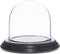 Plymor 3" x 3" Glass Display Dome Cloche (Black Wood Veneer Base)...