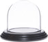 Plymor 3" x 3" Glass Display Dome Cloche (Black Wood Veneer Base)...