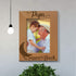 KATE POSH Papa I Love You to the Moon and Back Natural Wood Engraved Picture Frame. Best Grandpa Ever, Father's Day, Papa Gifts for Birthday, from...