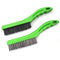 Wire Brush, Heavy Duty Carbons and tainless Steel Wire 10 Inch with Plastic Handle Descaling Welding Dust Bending Hand Tool, Teel Brush Rust Remov...