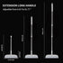Magic Broom Floor Squeegee Pet Hair Remover, Silicone Squeegee Broom for Floor, 51.77" Long Handle Squeegee for Carpet, Bathroom Tile, Hardwood, F...