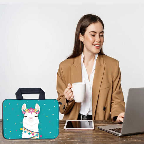 AMARY14 15 15.4 15.6 inch Laptop Handle Bag Computer Protect Case Pouch Holder Notebook Sleeve Neoprene Cover Soft Carrying Travel Case for Dell L...