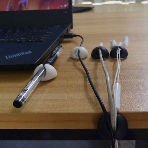 Cable Clips Organizer for Phone Charging Cable, Cable Holder Desktop,Cord Clips for Computer,Charging Cable,USB Cable,Mouse,Headphone Cable,Office...