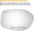 X AUTOHAUX Car Rearview Right Passenger Side Mirror Glass Replacement W/Backing Plate Heated White Glass for Honda Odyssey 2014 2015 2016 2017...