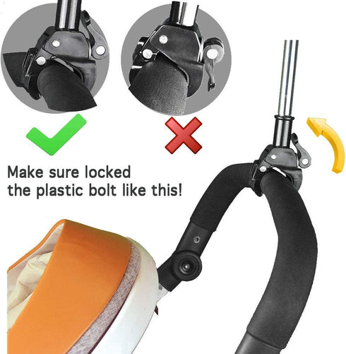 Adjustable Umbrella Mount Holder No Need Any Tooling to Attach Umbrella Clamp, Umbrella Connector Holder to Wheelchairs, Walker, Rollator, Bike, P...