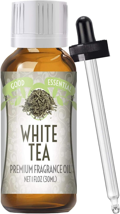 Good Essential - Professional White Tea Fragrance Oil 30ml for Candles, Soaps, Lotions, Perfume 1 fl oz - White Tea Oil for Soap & Diffuser - Whit...