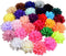 Fodattm 30PCS Women 30 Solid Colours 4" Chiffon Fabric Flowers DIY Flower Headbands Decorative Wedding Flowers...