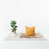 Hofdeco African Mudcloth Pillow Cover ONLY, Mustard Yellow X Stripes, 18"x18"...