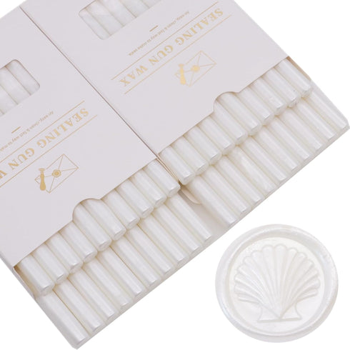 40 Pcs Glue Gun Sealing Wax Sticks for Wax Seal Stamp, Sealing Glue Gun Sealing Wax Sticks Mini Glue Stick, Great for Wedding Invitations,Christma...