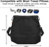 Large Travel Neck Pillow Bag for Dot&Dot Twist Memory Foam Travel Pillow, Luggage Travel Pillow Drawstring Bag Carrying Case with Trolley Sleeve &...