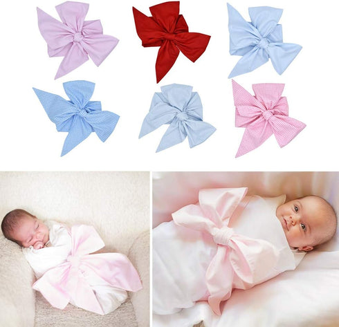 Newborn Swaddle Sash Maternity Bow Sash Baby Swaddle Photography Shoot Prop - 5#...