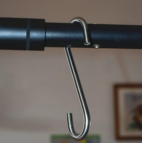 Heavy Duty S Hooks Hanging Metal Hook Large 304 Stainless Steel Diameter 5/16 in Rust Proof for Swing Hammock Garden Outdoor Tools...