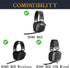 SOULWIT Cooling-Gel Earpads Replacement for Corsair HS80 Max/HS80 USB Wired/HS 80 RGB Wireless Gaming Headsets, Ear Pads Cushions with High-Densit...