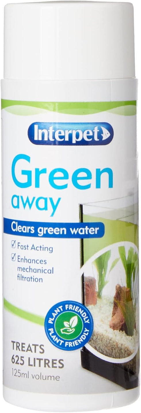 Interpet Green Away Aquarium Water Treatments 125 ml...