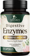 Digestive Enzymes with Probiotics - Probiotic Multi Enzymes with Probiotics and Prebiotics for Digestive Health and Bloating Relief for Women and ...