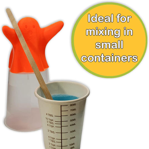 50 7" Inch Wood (Birch) Paint, Stain, Resin, Epoxy Mixing/Stir Sticks (Pack of 50) Flexible, Rouded Ends...