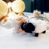 Cotton Ball Holder Dispenser 2-Pack,Acrylic Qtip Containers with Lid, Cute Elephant Vanity Organizer Canister for Bathroom Countertops,Birthday Mo...