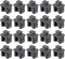 Pack of 20 SFP Silicone Protectors Cap Port Cover Anti Dust 0.55 x 0.47 x 0.67 inch Black...