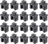 Pack of 20 SFP Silicone Protectors Cap Port Cover Anti Dust 0.55 x 0.47 x 0.67 inch Black...