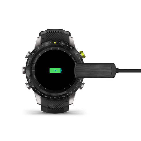 E ECSEM Charging Clip Compatible with Garmin MARQ Athlete/Aviator/Captain/Driver/Expedition/Golfer Smartwatch Charger, 3.3ft USB Data Sync Charge ...