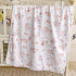 Super Soft Blanket with Double Layer for Baby Boys and Girls, Cute Animals Printed 40x 30 Inch Receiving Blanket (Sheep)...