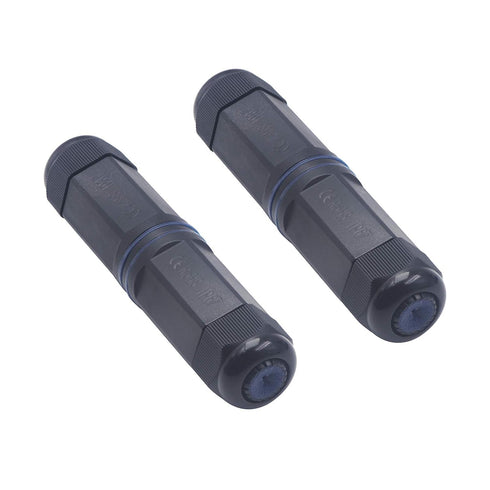 Waterproof RJ45 Coupler IP67 CAT6 Waterproof RJ45 Connector POE Outdoor Ethernet Connector 2 Pack...