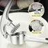 Garlic Press, Stainless Steel Garlic Press Tool with Cleaning Brush and Silicone Garlic Peeler 3 Pcs By Lechay...