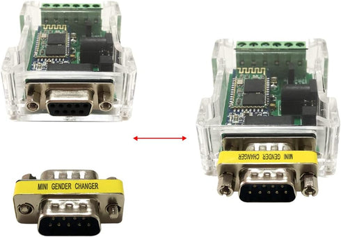 DSD TECH SH-B35 RS485 RS232 to Bluetooth 2.0 Adapter Support Android and Windows...