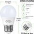 6W A15 Led Blulb 60 Watt Incandescent Equivalent, 550 LM Appliance Light Bulb, E26 Base Ceiling Fan Light Bulbs, 2700K Refrigerator Bedroom Kitche...