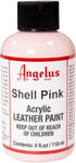 Angelus Acrylic Leather Paint, 4 oz, Shell Pink...